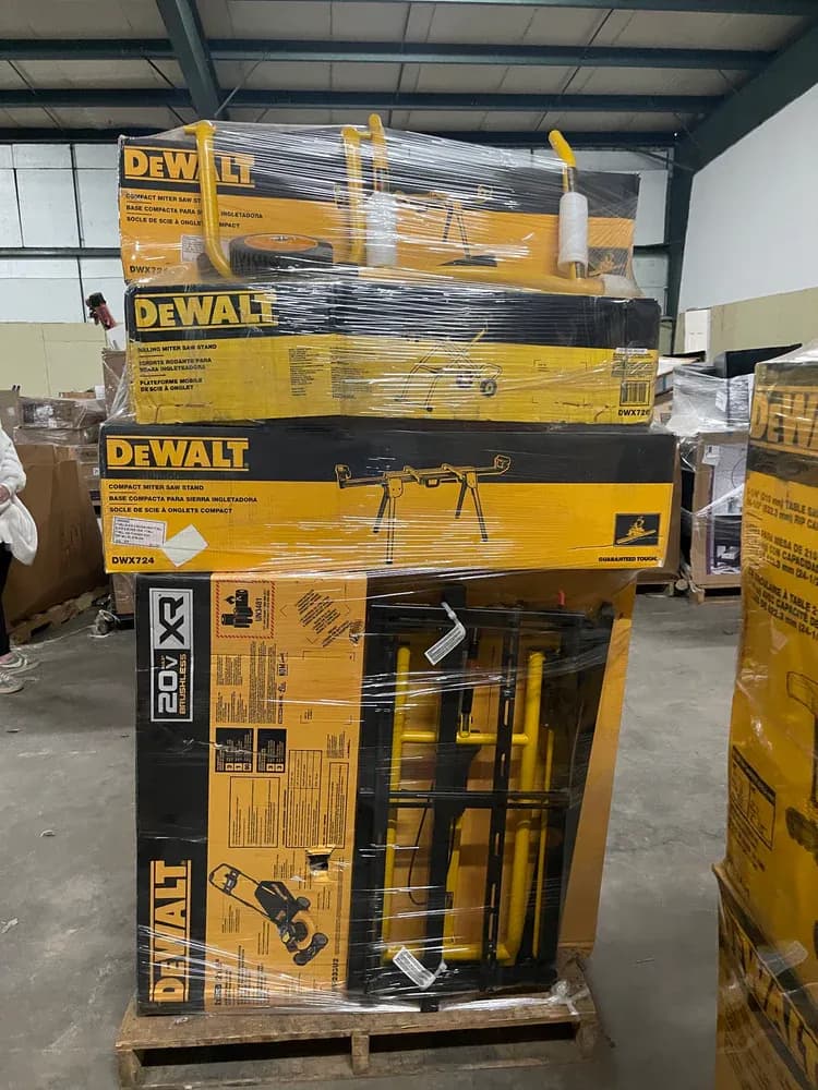 Mixed DeWalt Tools Truckload Pallet